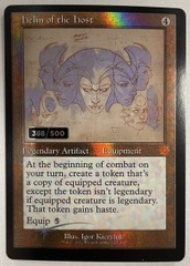 Helm of the Host - Foil - Retro Schematic - Serialized - (388/500)